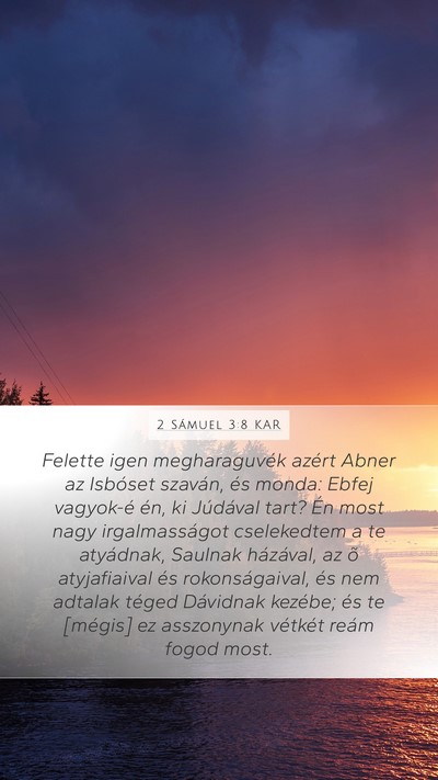 2 Sámuel 3:8 KAR Bible Verse Image