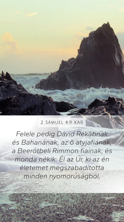2 Sámuel 4:9 KAR Bible Verse Image