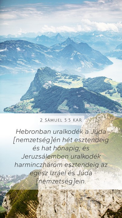 2 Sámuel 5:5 KAR Bible Verse Image