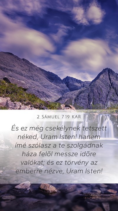 2 Sámuel 7:19 KAR Bible Verse Image