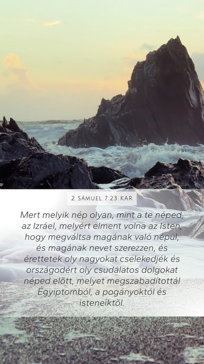 2 Sámuel 7:23 KAR Bible Verse Image