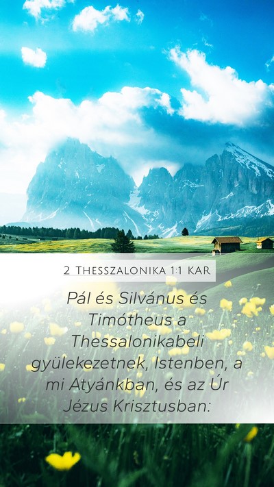2 Thesszalonika 1:1 KAR Bible Verse Image