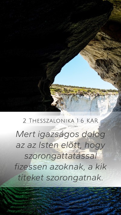 2 Thesszalonika 1:6 KAR Bible Verse Image