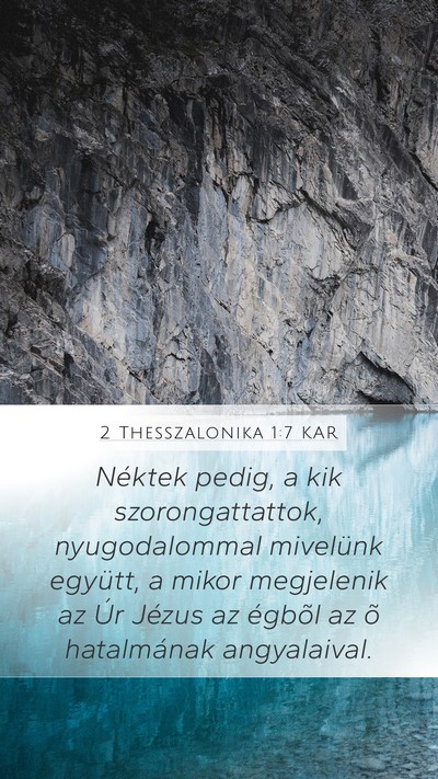 2 Thesszalonika 1:7 KAR Bible Verse Image