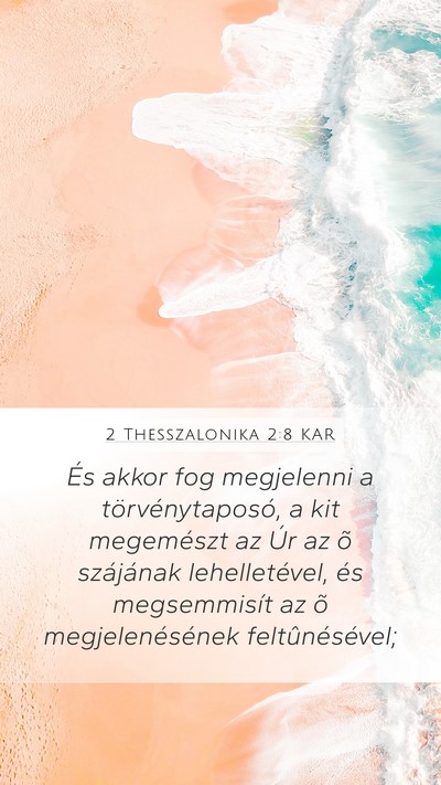 2 Thesszalonika 2:8 KAR Bible Verse Image