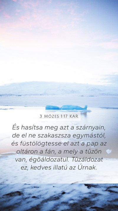 3 Mózes 1:17 KAR Bible Verse Image