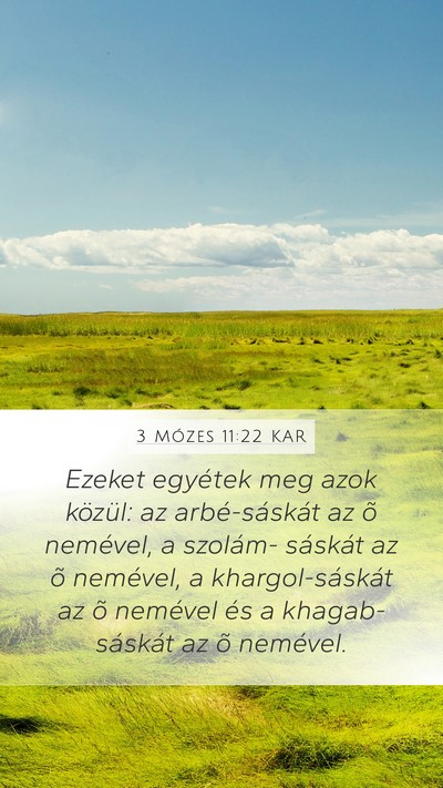 3 Mózes 11:22 KAR Bible Verse Image