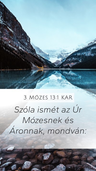 3 Mózes 13:1 KAR Bible Verse Image