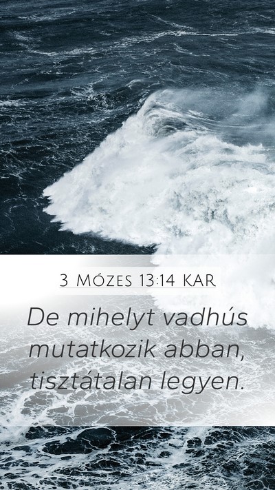 3 Mózes 13:14 KAR Bible Verse Image