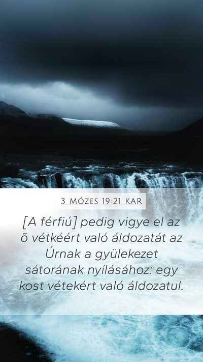 3 Mózes 19:21 KAR Bible Verse Image