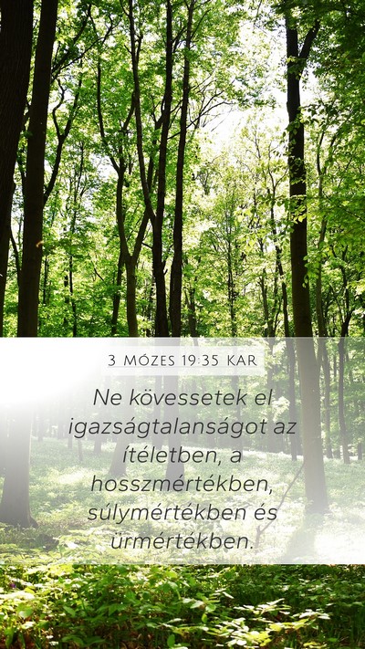 3 Mózes 19:35 KAR Bible Verse Image