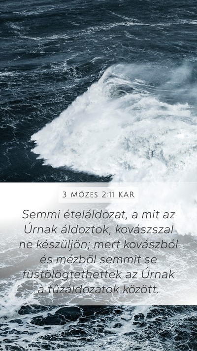 3 Mózes 2:11 KAR Bible Verse Image