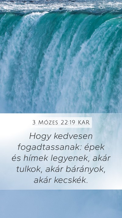 3 Mózes 22:19 KAR Bible Verse Image