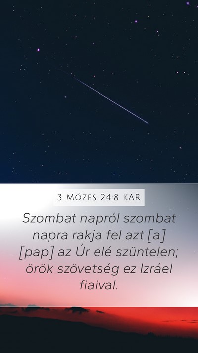 3 Mózes 24:8 KAR Bible Verse Image