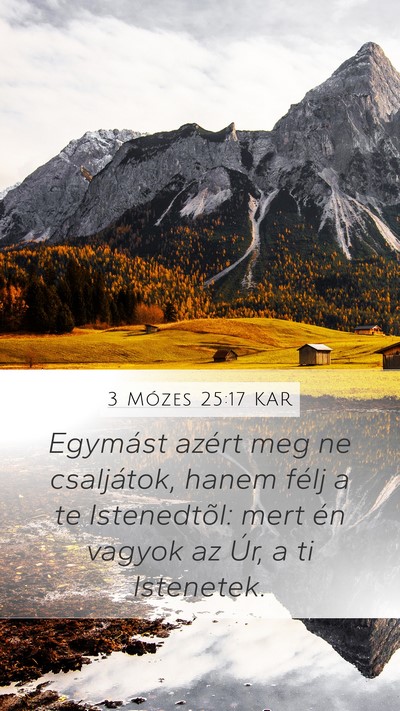 3 Mózes 25:17 KAR Bible Verse Image