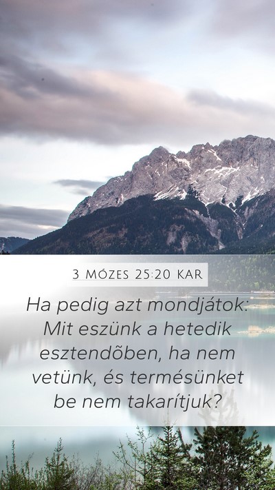 3 Mózes 25:20 KAR Bible Verse Image