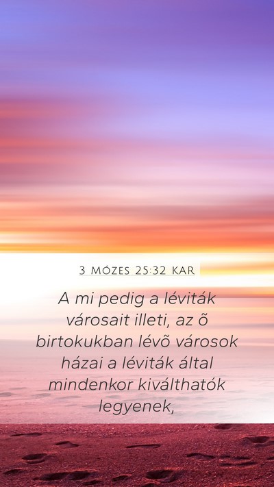 3 Mózes 25:32 KAR Bible Verse Image