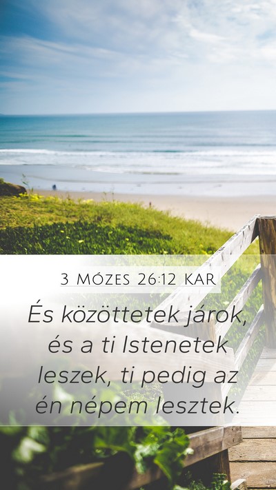 3 Mózes 26:12 KAR Bible Verse Image