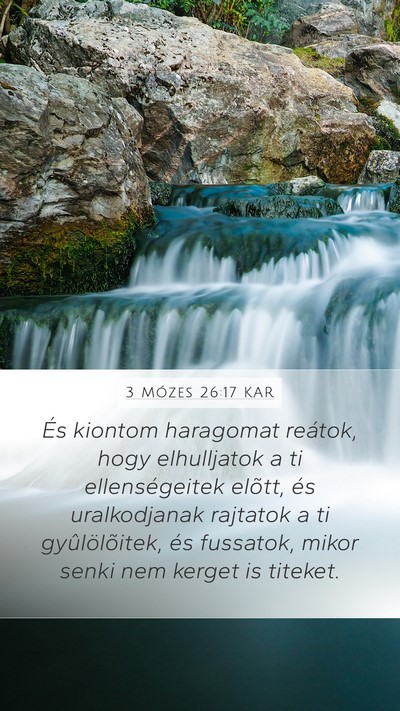 3 Mózes 26:17 KAR Bible Verse Image