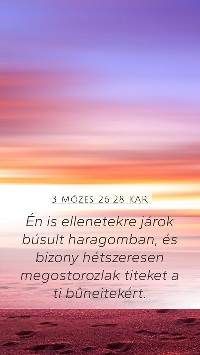 3 Mózes 26:28 KAR Bible Verse Image
