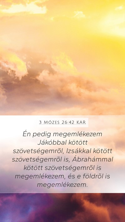 3 Mózes 26:42 KAR Bible Verse Image