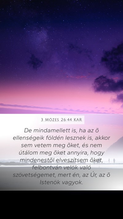 3 Mózes 26:44 KAR Bible Verse Image