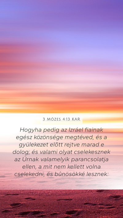 3 Mózes 4:13 KAR Bible Verse Image