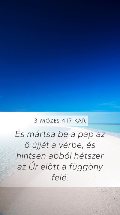 3 Mózes 4:17 KAR Bible Verse Image
