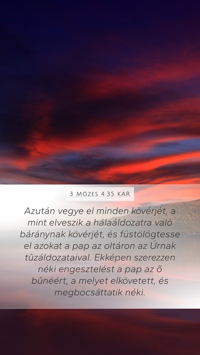 3 Mózes 4:35 KAR Bible Verse Image