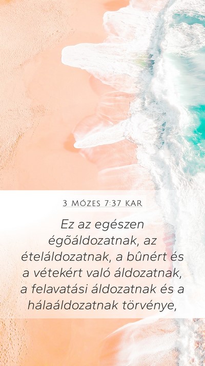 3 Mózes 7:37 KAR Bible Verse Image