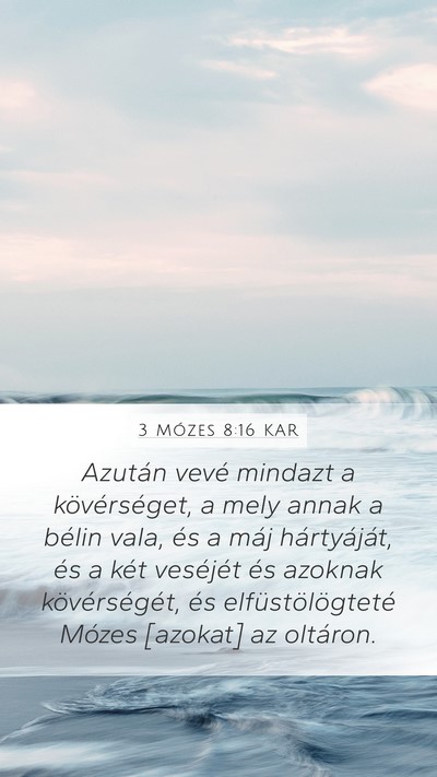 3 Mózes 8:16 KAR Bible Verse Image