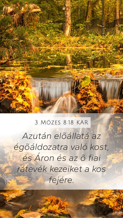 3 Mózes 8:18 KAR Bible Verse Image