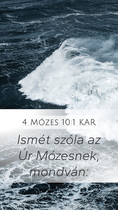 4 Mózes 10:1 KAR Bible Verse Image