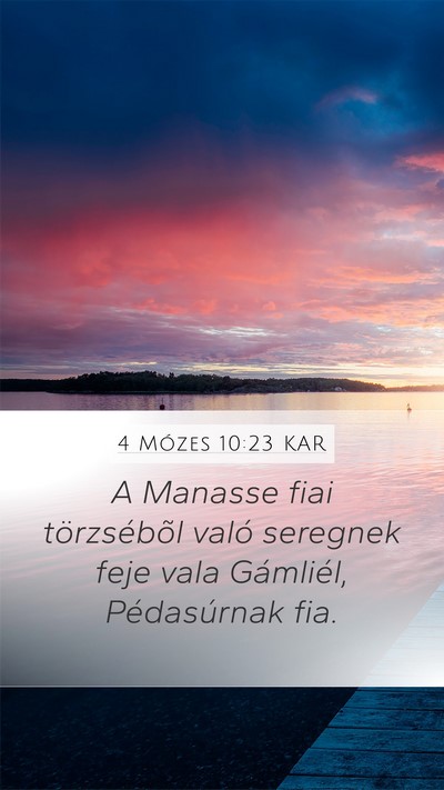 4 Mózes 10:23 KAR Bible Verse Image