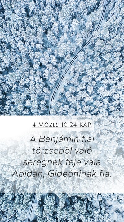 4 Mózes 10:24 KAR Bible Verse Image