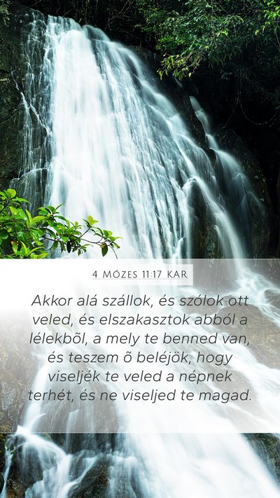 4 Mózes 11:17 KAR Bible Verse Image
