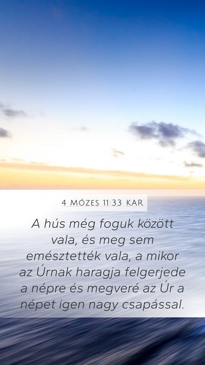 4 Mózes 11:33 KAR Bible Verse Image