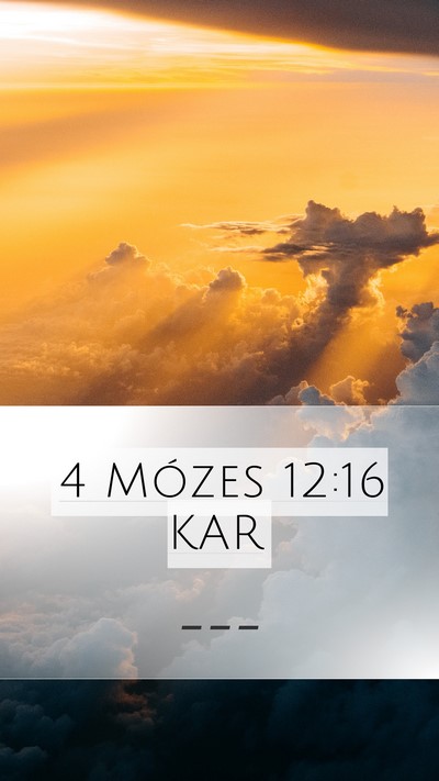 4 Mózes 12:16 KAR Bible Verse Image