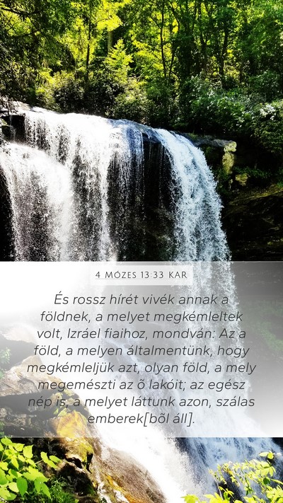 4 Mózes 13:33 KAR Bible Verse Image
