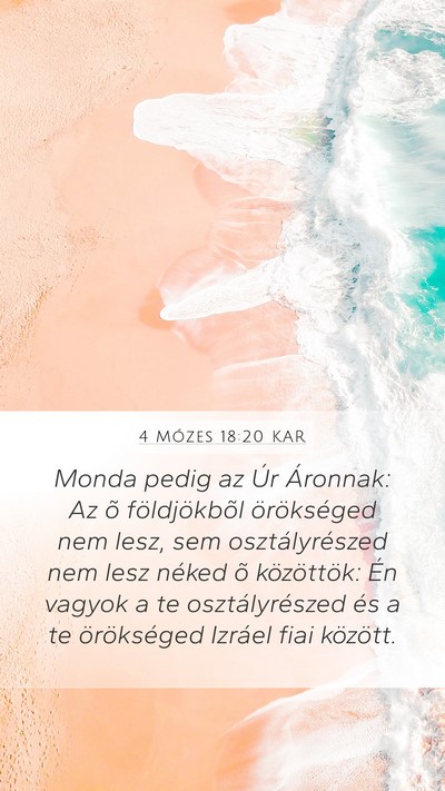 4 Mózes 18:20 KAR Bible Verse Image
