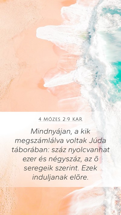 4 Mózes 2:9 KAR Bible Verse Image
