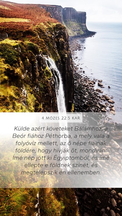 4 Mózes 22:5 KAR Bible Verse Image