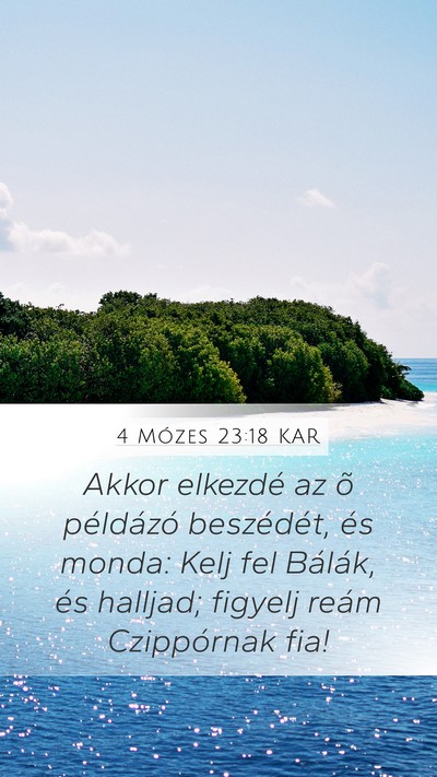 4 Mózes 23:18 KAR Bible Verse Image