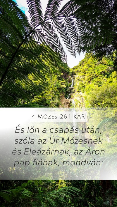 4 Mózes 26:1 KAR Bible Verse Image