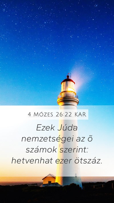 4 Mózes 26:22 KAR Bible Verse Image
