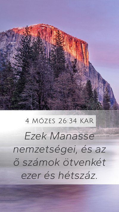 4 Mózes 26:34 KAR Bible Verse Image