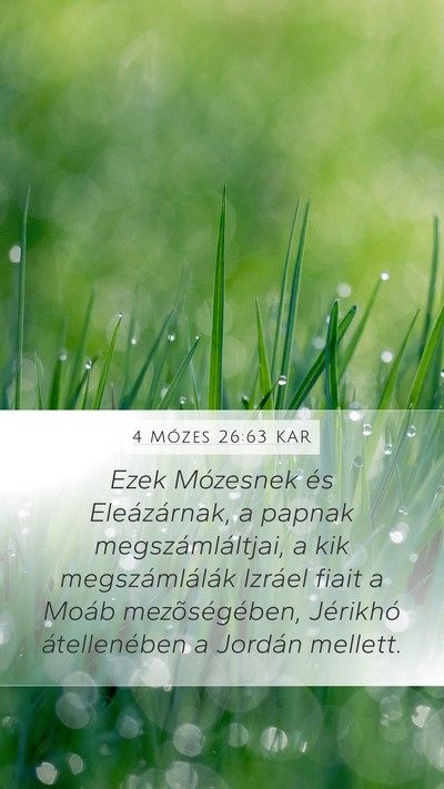 4 Mózes 26:63 KAR Bible Verse Image