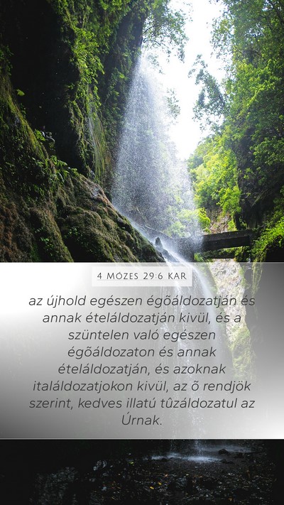 4 Mózes 29:6 KAR Bible Verse Image