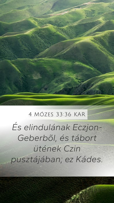 4 Mózes 33:36 KAR Bible Verse Image