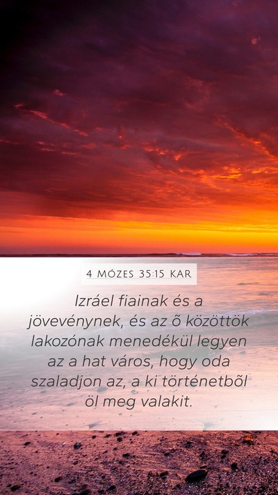 4 Mózes 35:15 KAR Bible Verse Image